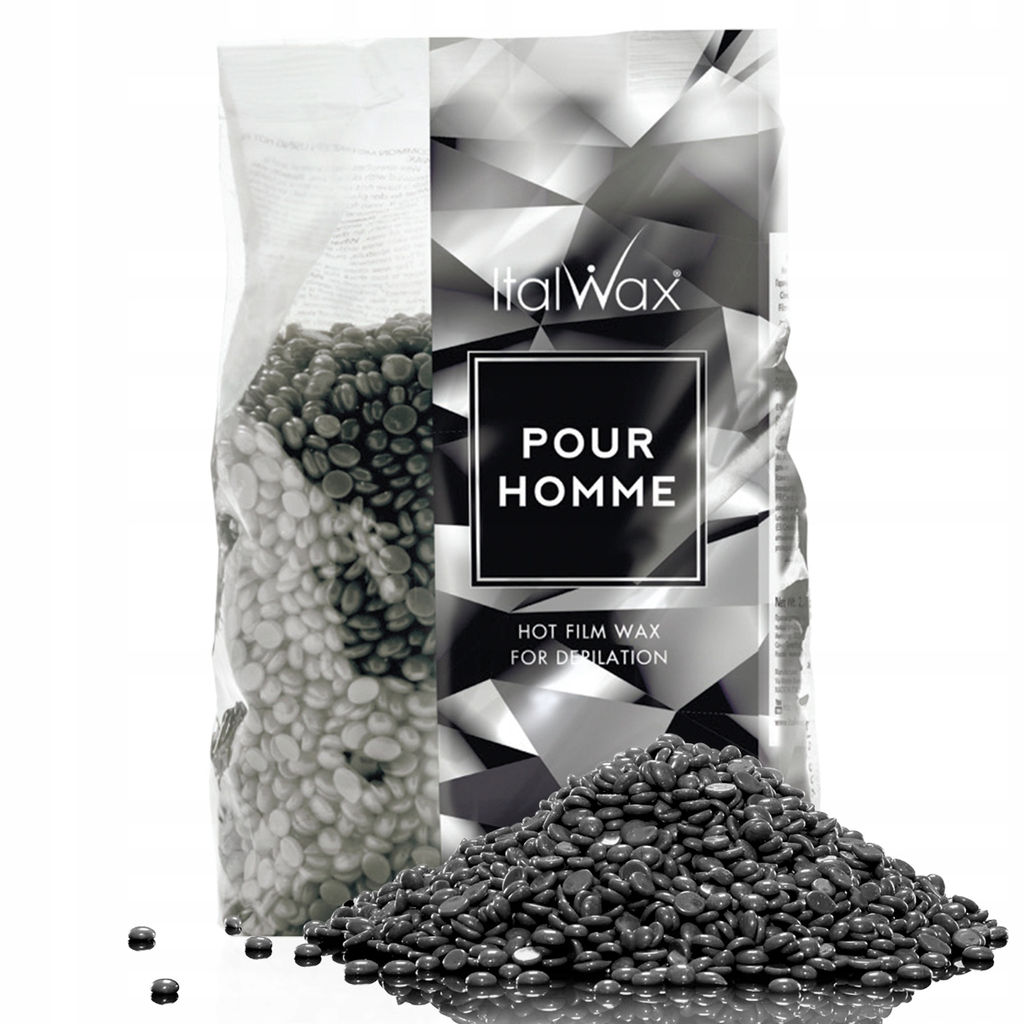 Воск горячий (пленочный) ITALWAX POUR HOMME мужской гранулы 500гр.