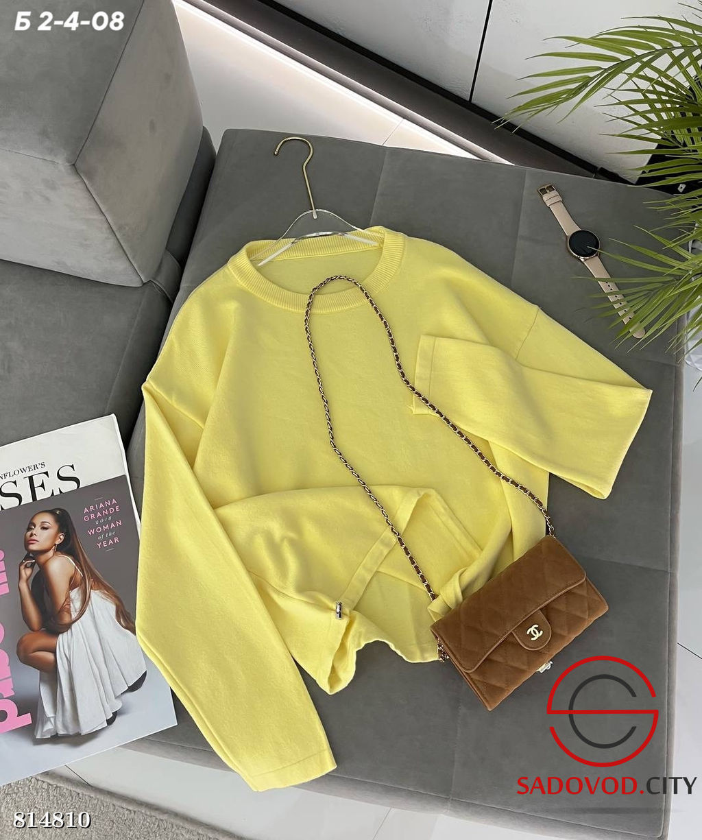 Свитшот женский однотонный - Bruno фото 3