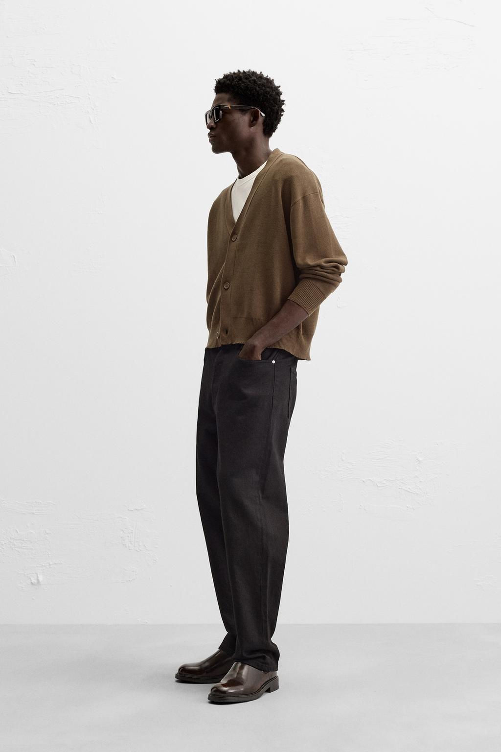 TEXTURED COTTON CARDIGAN - Zara фото 4