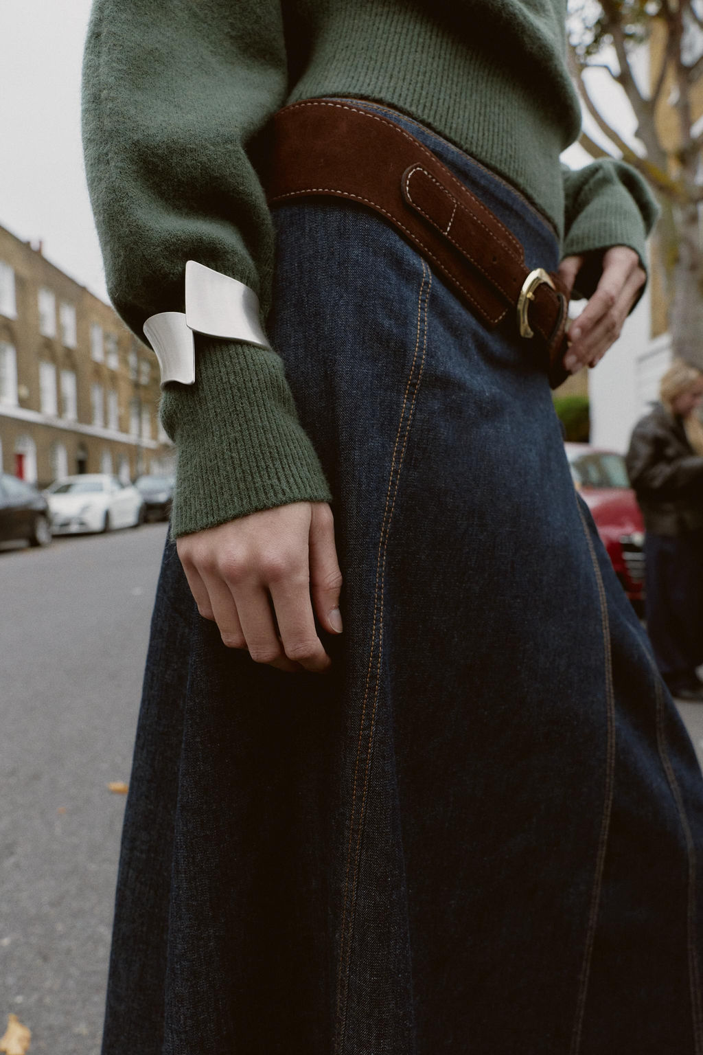 ASYMMETRIC KNIT JUMPER WITH CUFF DETAIL - Zara фото 5