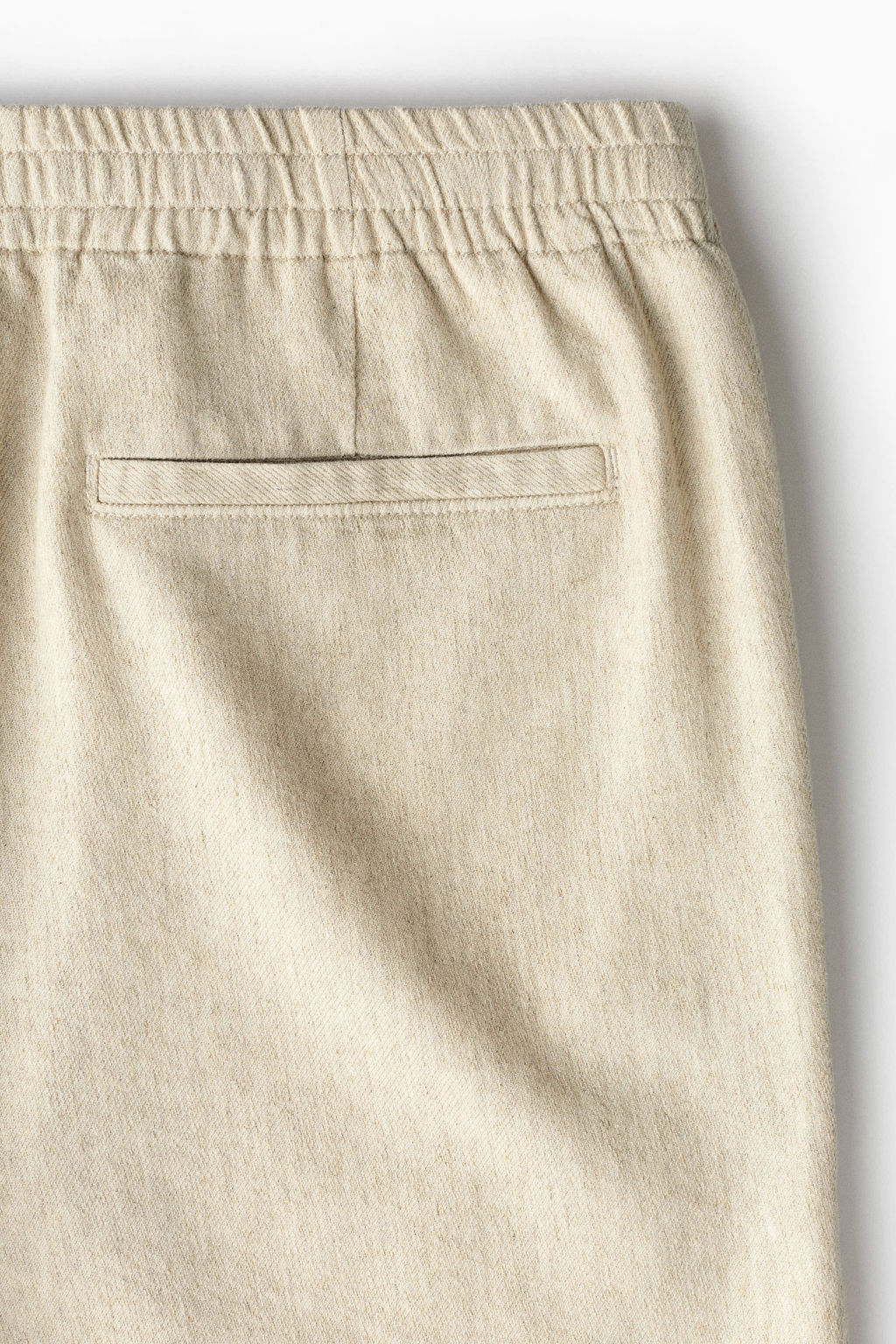 Pantal?n corto en mezcla de lino Regular Fit - H&m фото 6