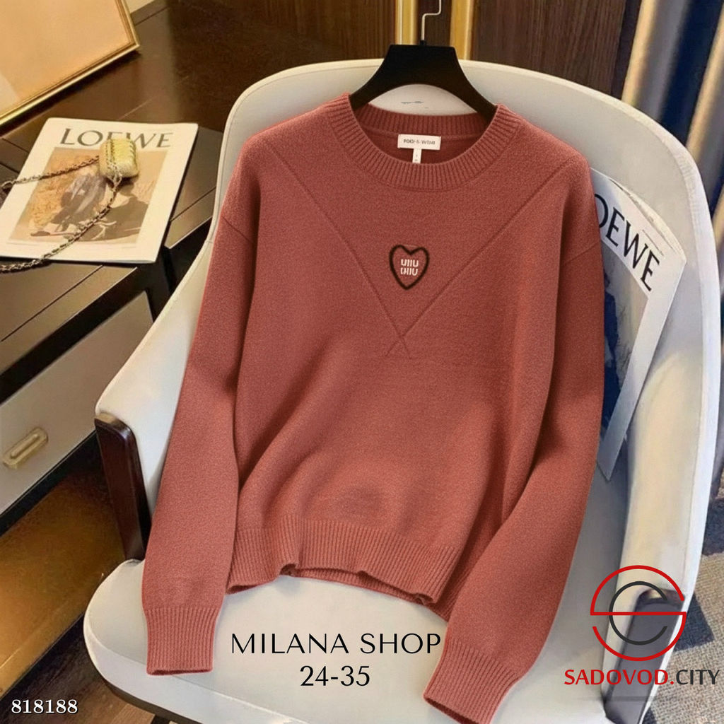 Свитер женский с логотипом - Bruno фото 4