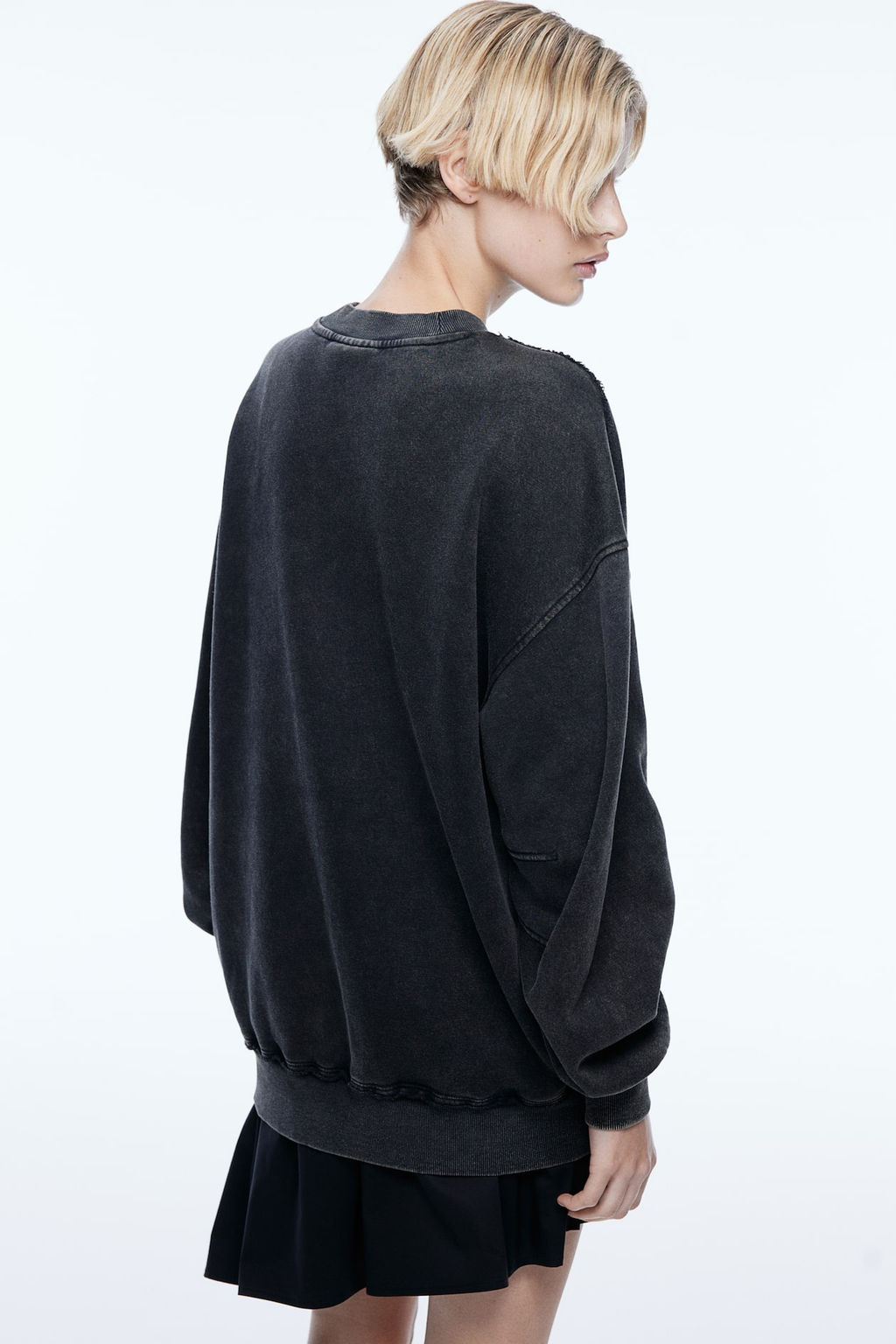 Sudadera efecto lavado con aplicacion - H&m фото 4