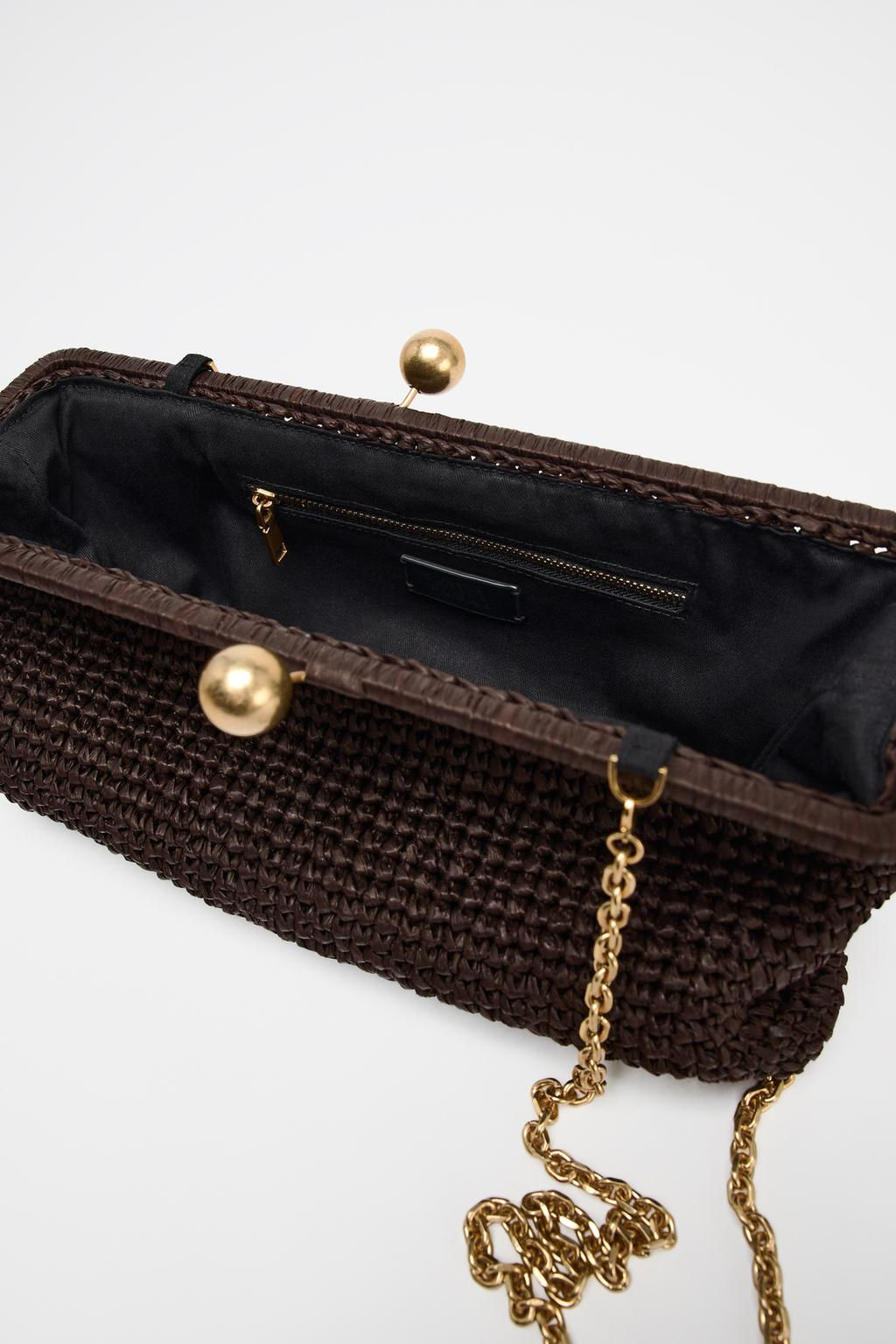WOVEN CLUTCH - Zara фото 8