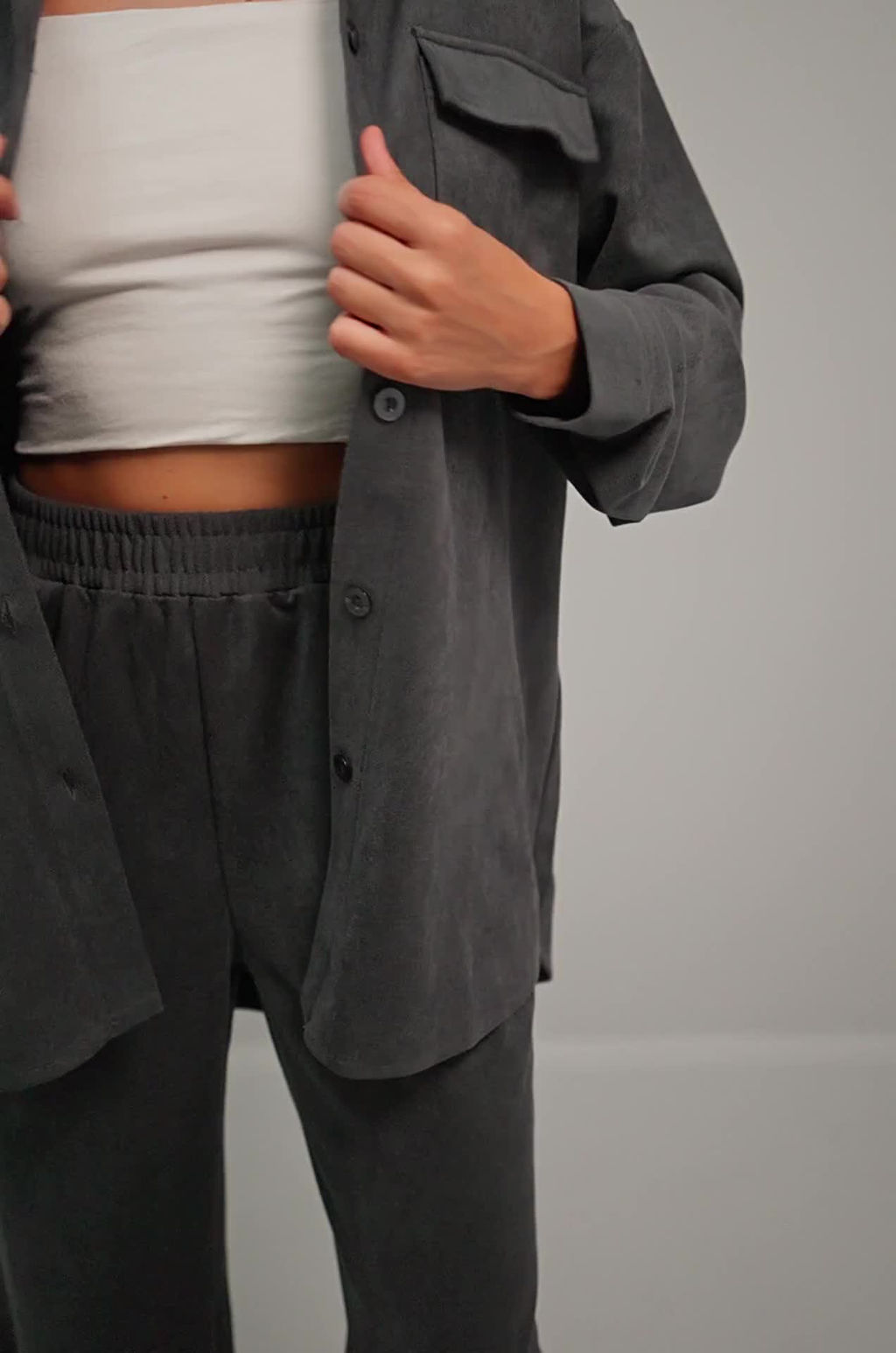 Женский костюм из микровельвета Happyfox