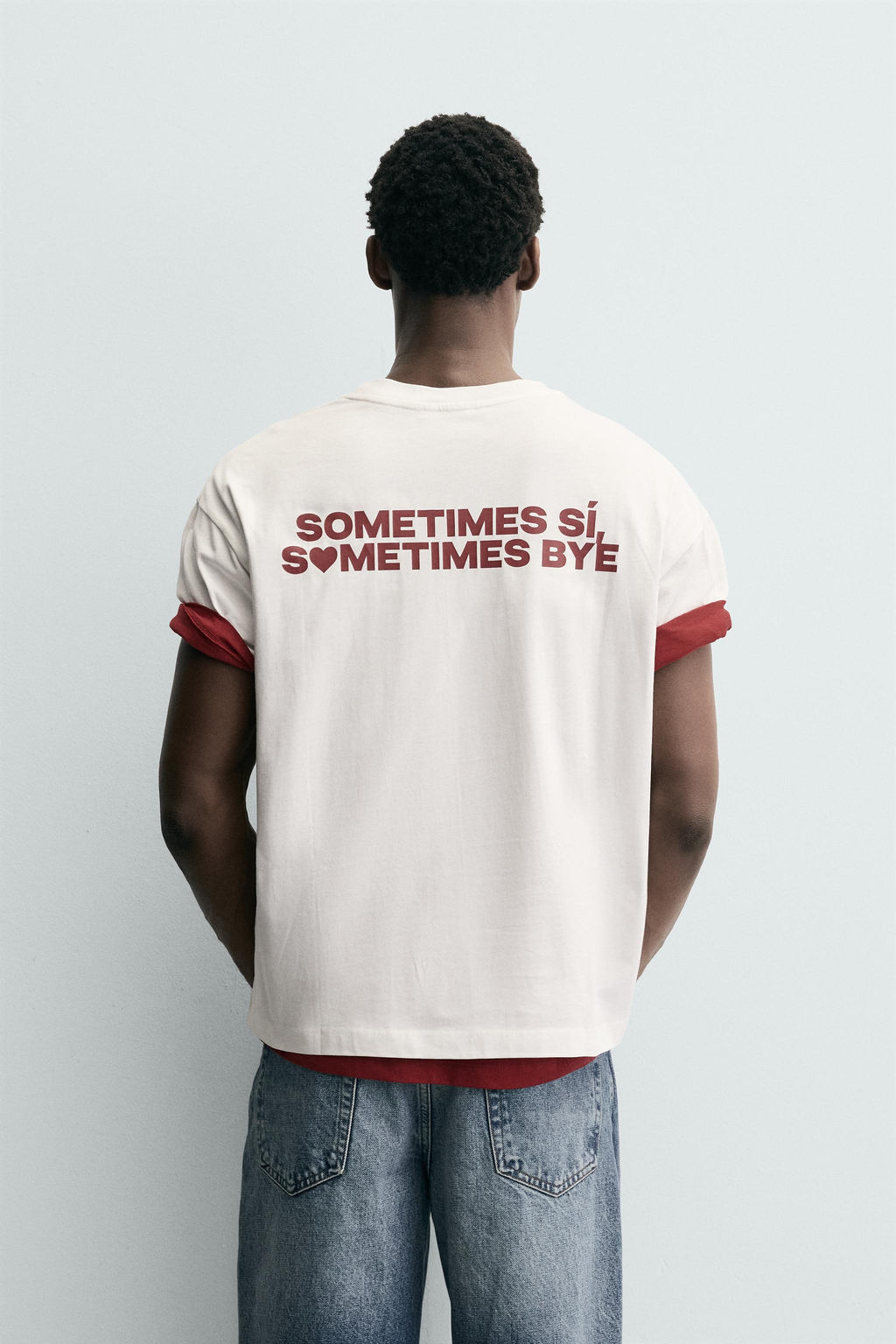 SLOGAN PRINT POCKET T-SHIRT - Zara фото 3