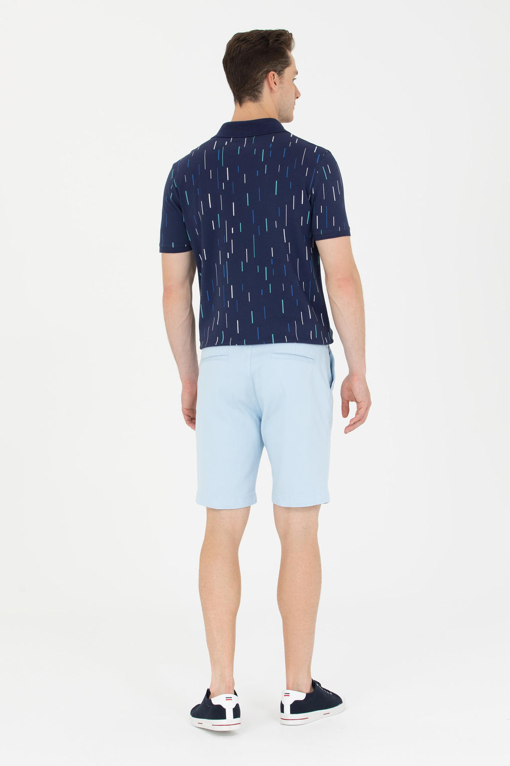 U. S. Polo Assn Мужские голубые тканые шорты - U.s. polo assn фото 5