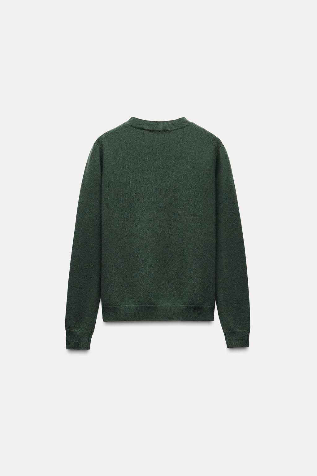 PLAIN KNIT 100% CASHMERE SWEATER - Zara фото 13