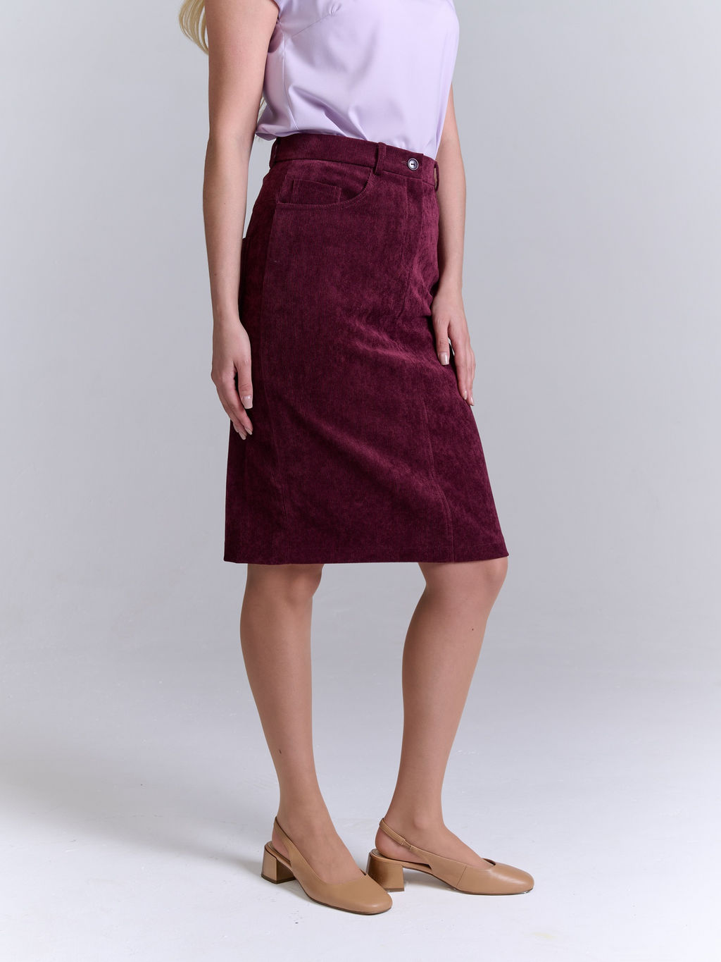 Вельветовая юбка