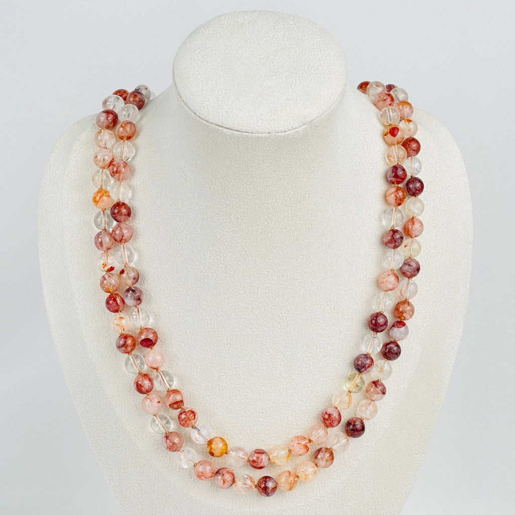 Колье из Кварца с включением Гематита - Радуга самоцветов фото 2