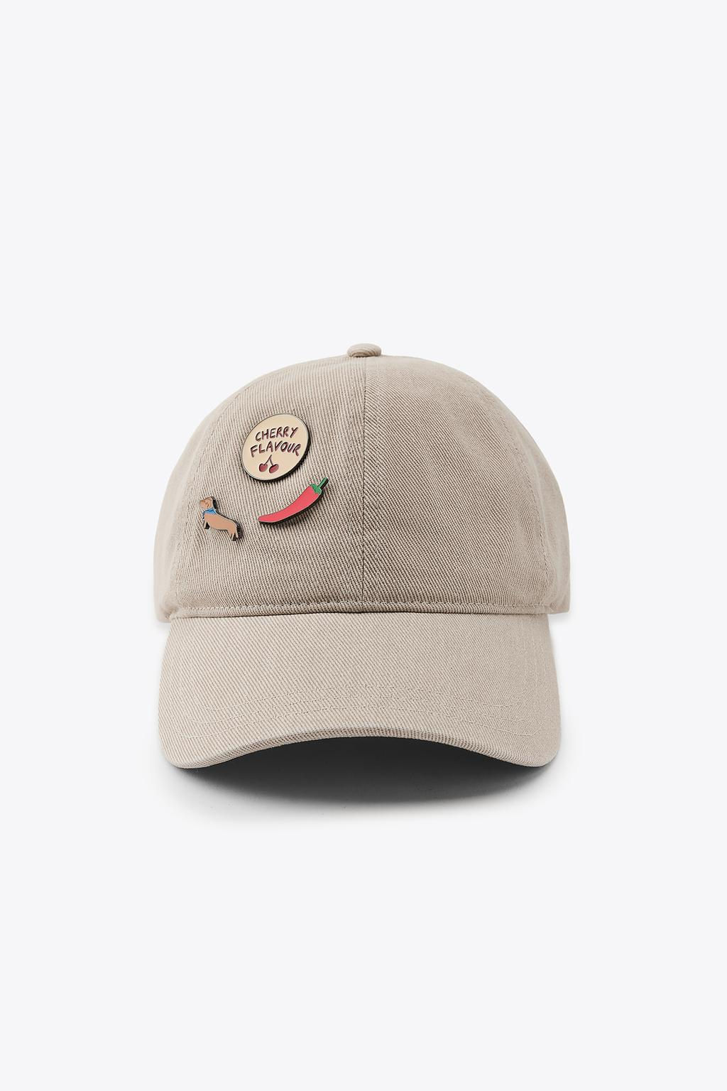 TWILL CAP WITH PINS - Zara фото 2