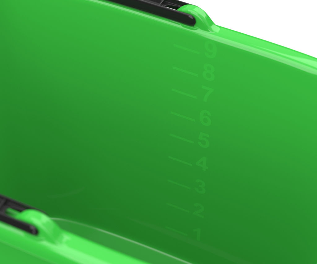 Ведро 9,5л, мерное прямоугольное арт. АП 064