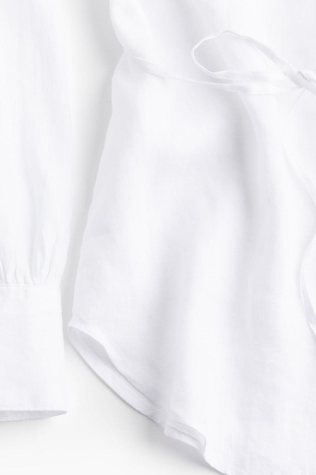 MAMA Camisa popover de lino - H&m фото 5