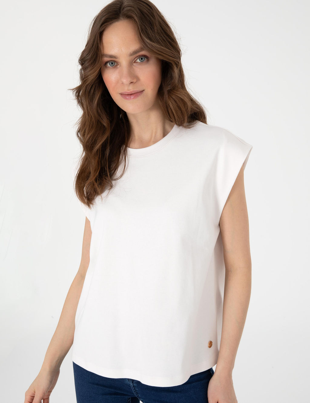 Beyaz Comfort Fit Ti__rt