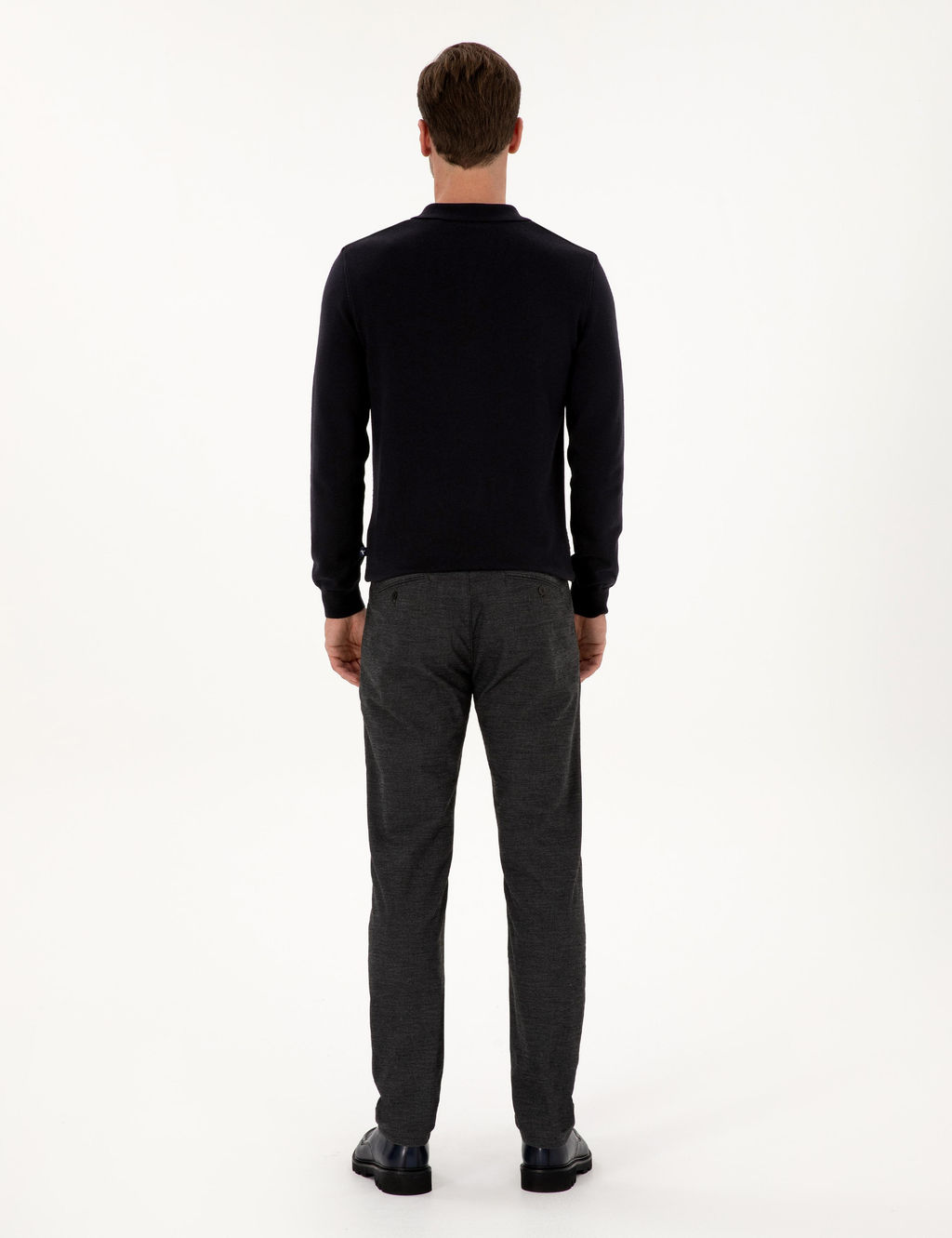 Antrasit Slim Fit Kanvas Pantolon - Cacharel фото 4