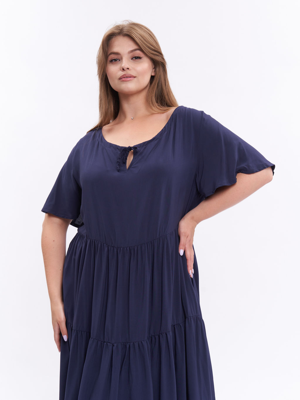 Платье с кулиской PP55504DBL05
