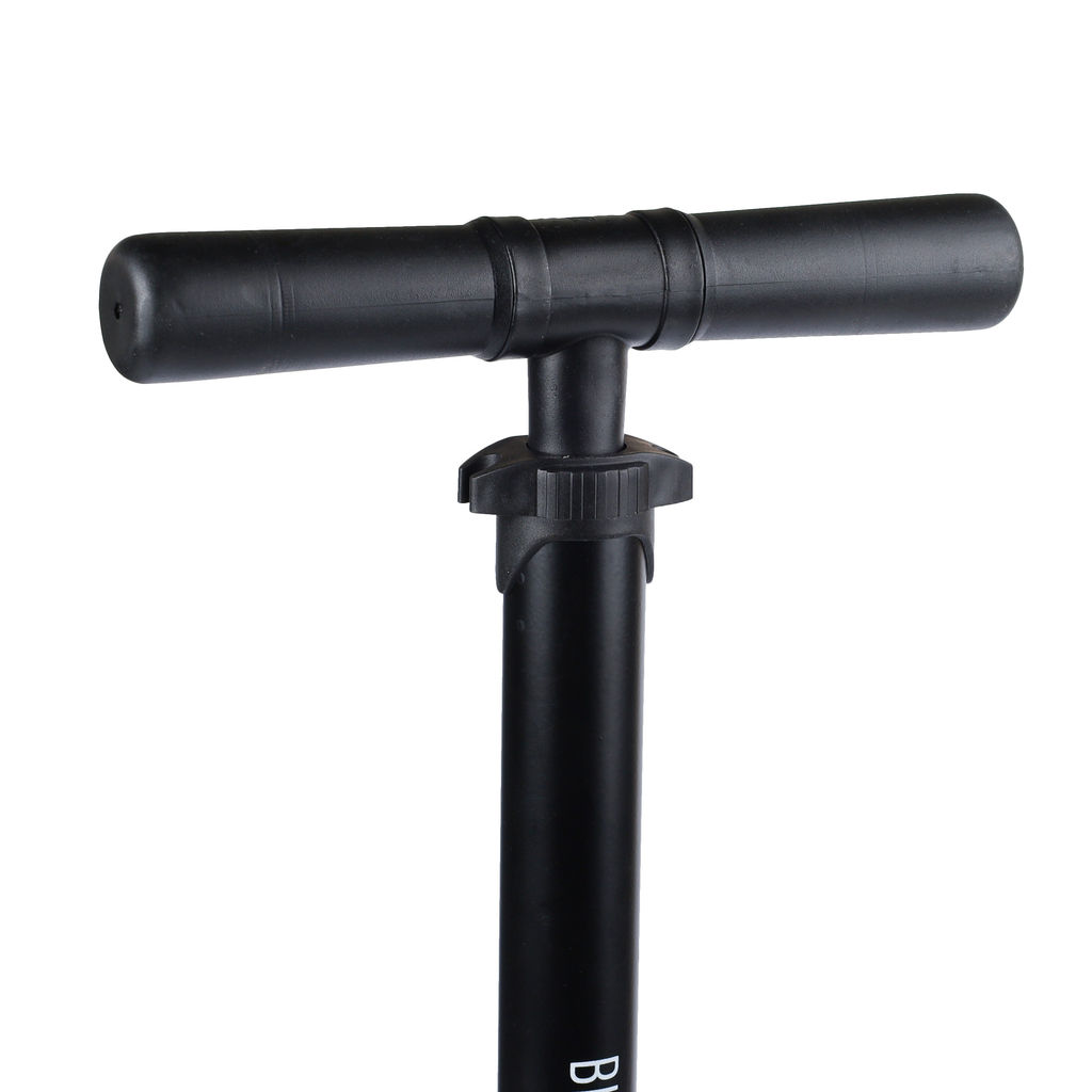 Насос напольный COMIRON BLACKNESS, стальной цилиндр, ручка и основание литой пластик, Presta-Schrader-Dunlop, 11 бар, вес 900гр. /уп 20 - Галеонтрейд фото 10