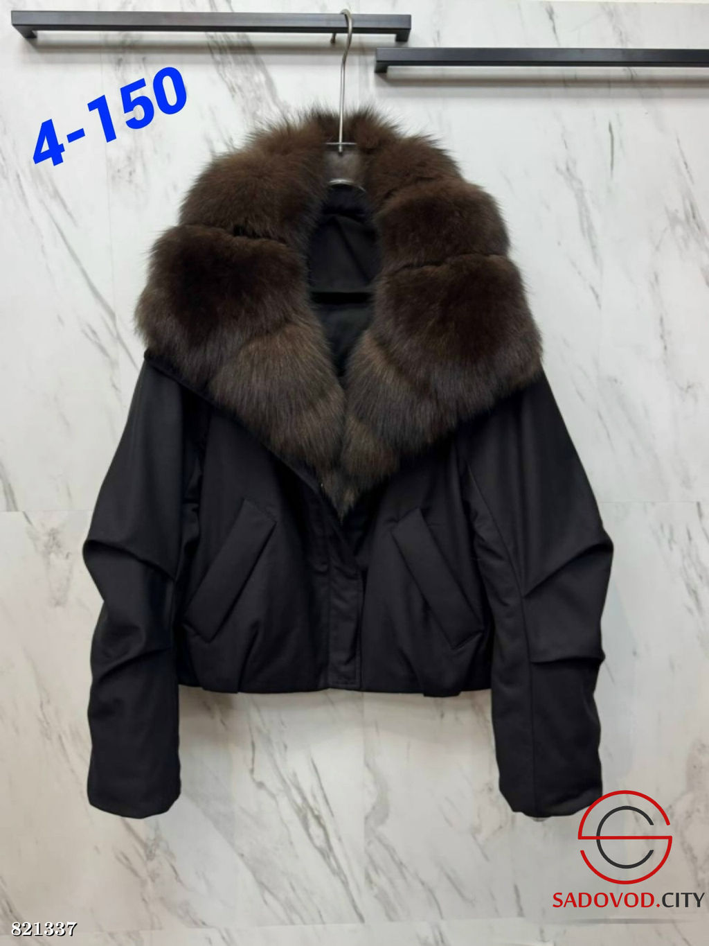 Куртка с натуральным мехом песец - Bruno фото 3