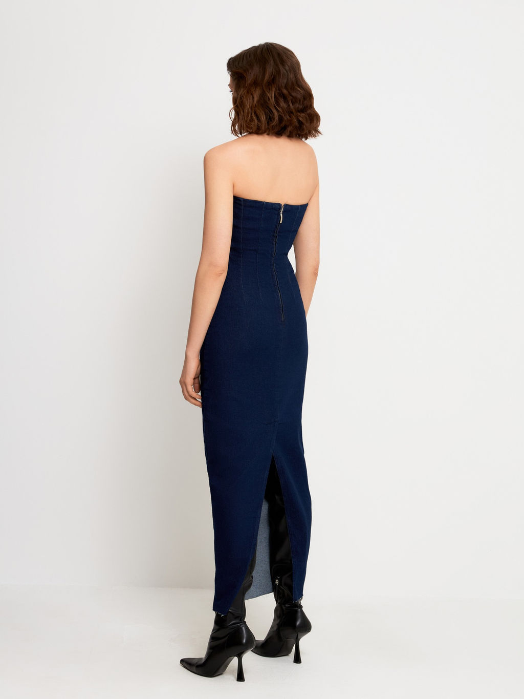 Платье джинсовое жен. Elsa индиго - Concept club фото 4