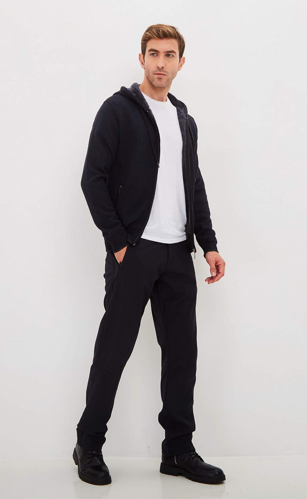 Брюки утепл F221-08-23000 black - Fine joyce фото 2