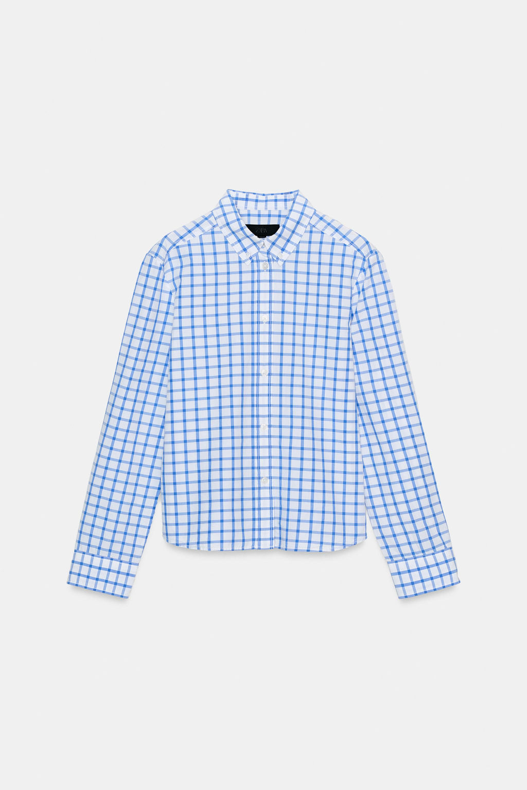 CHECK POPLIN SHIRT - Zara фото 6