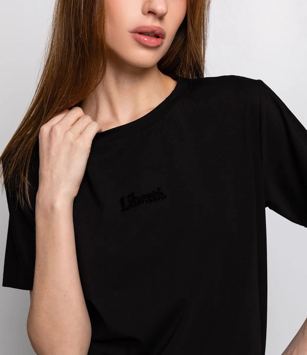 Футболка #КТ7618 (1), чёрный