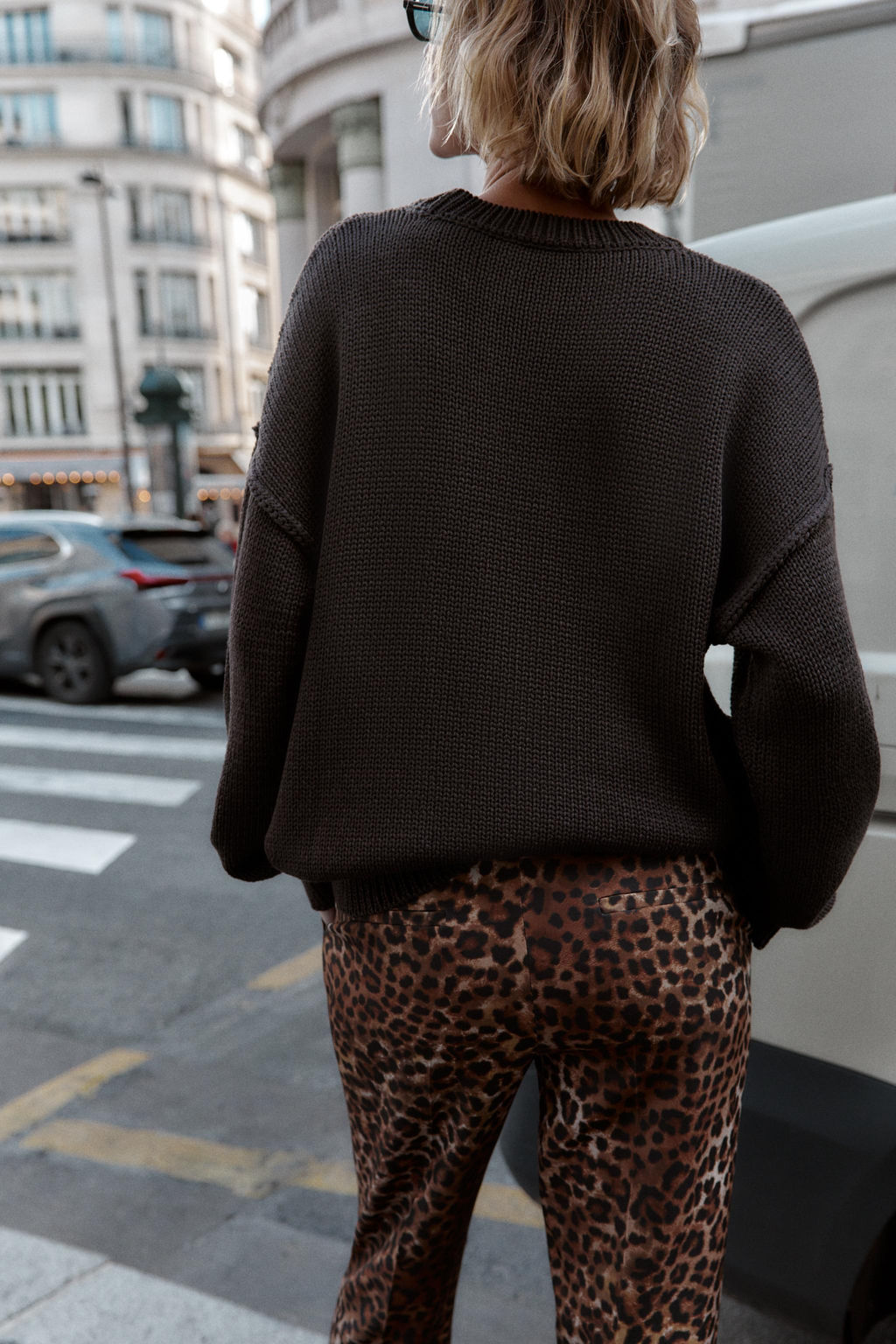 ANIMAL PRINT FLARE TROUSERS - Zara фото 7