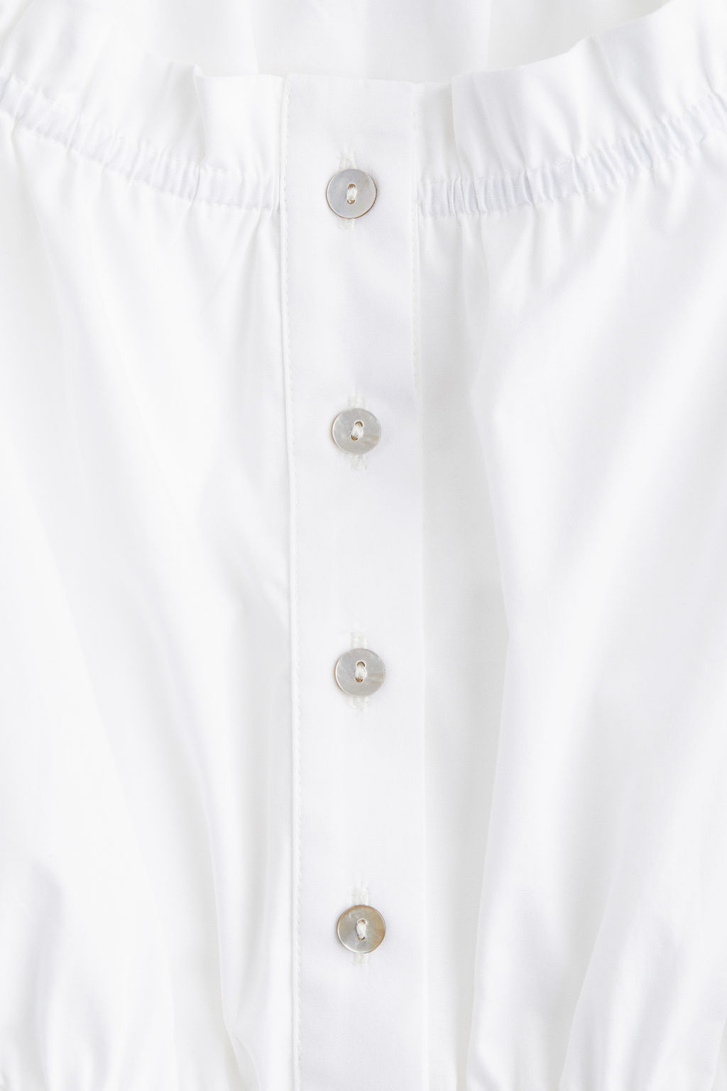 Blusa de algod?n con ribetes de volante - H&m фото 8