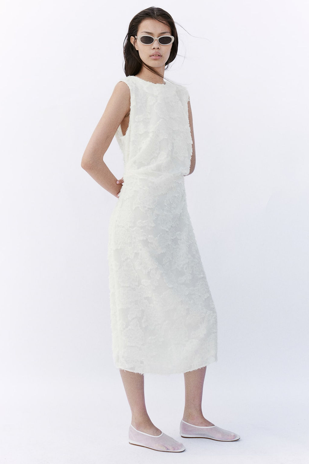 Vestido en tejido jacquard - H&m фото 2