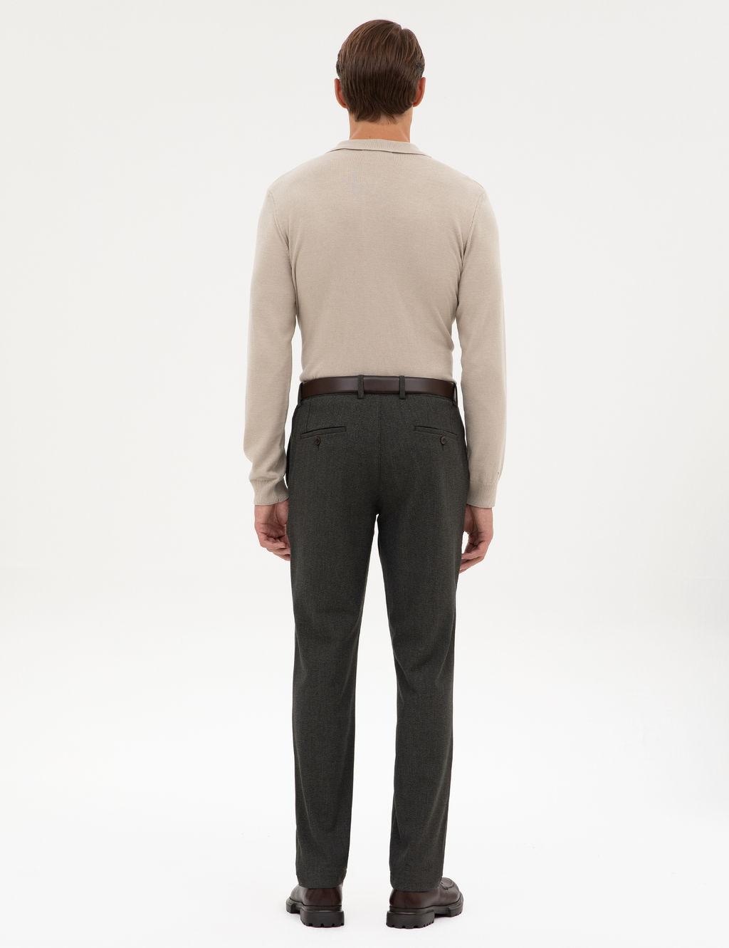 Haki Slim Fit Kuma_ Pantolon
