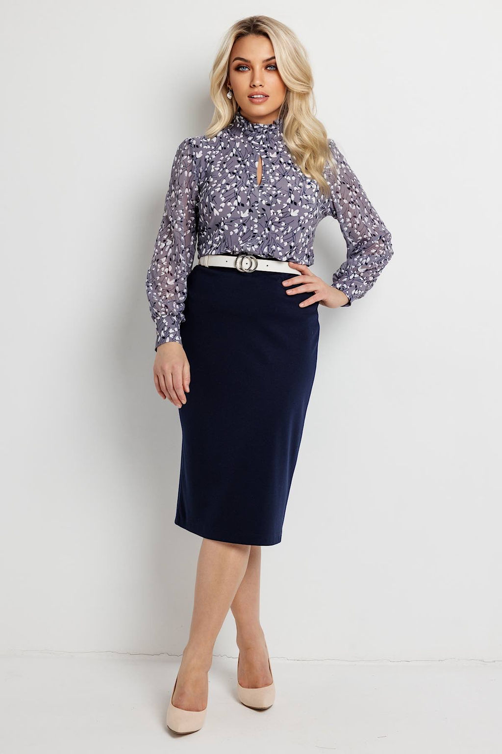 Блузка женская 3071/07/Серый