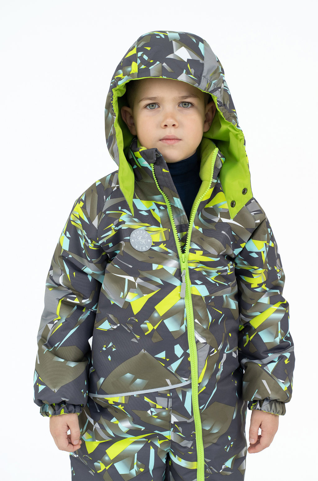 Комбинезон евро зима серыйосколки