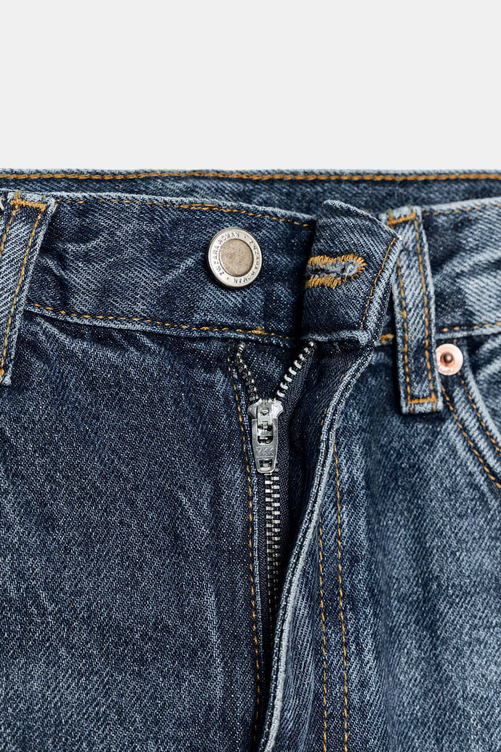 ZW COLLECTION BALLOON HIGH-WAIST JEANS - Zara фото 7