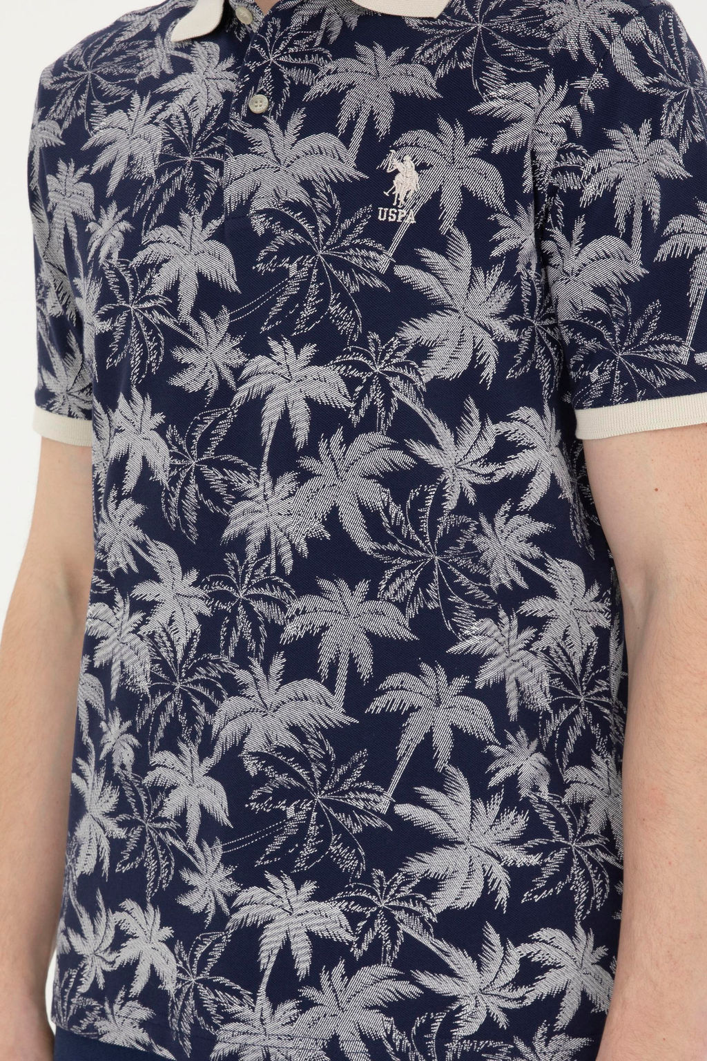 Мужская темно-синяя футболка - U.s. polo assn фото 6