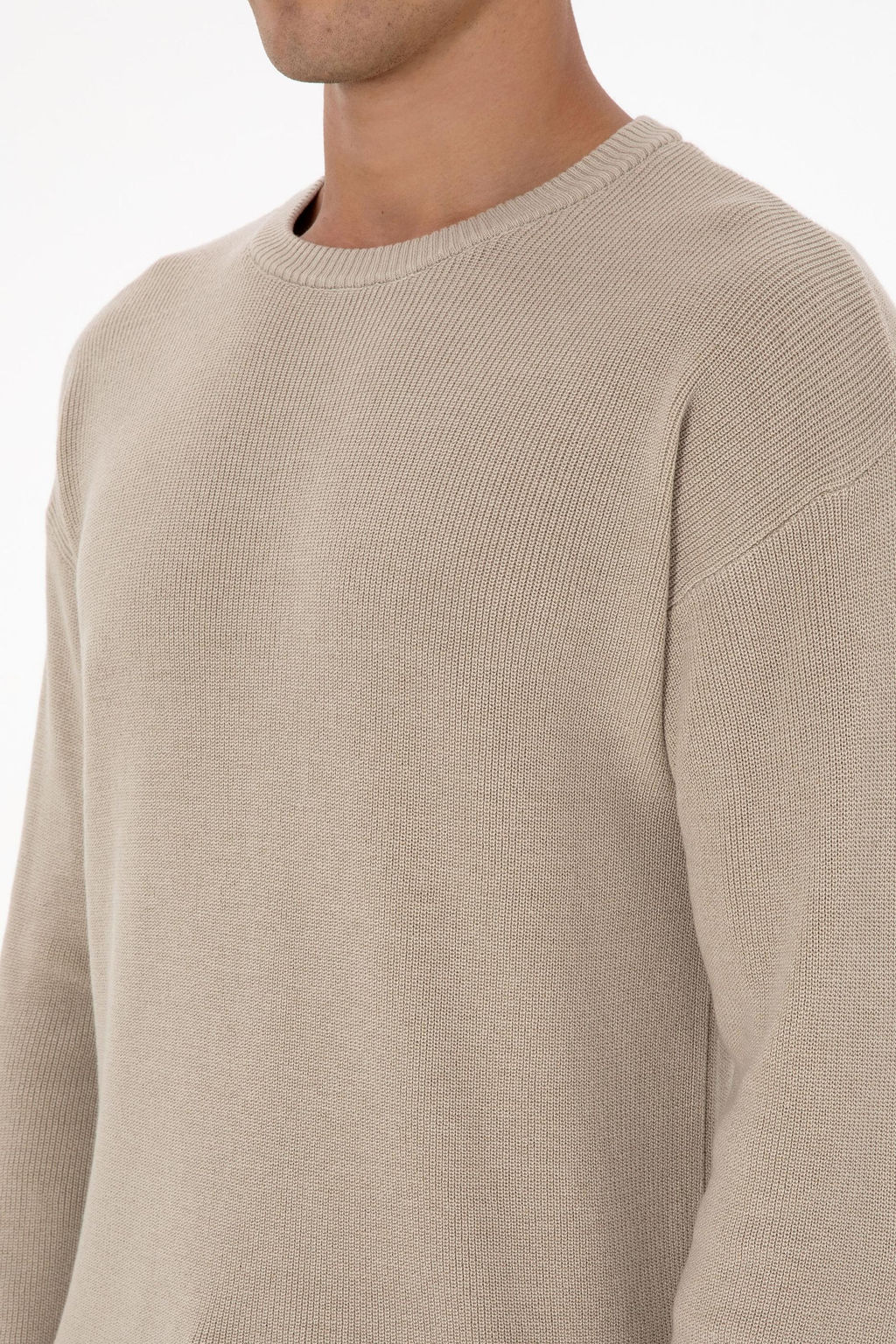 Erkek Comfort Fit Bisiklet Yaka Ta_ Melanj Basic Kazak - U.s. polo assn фото 7