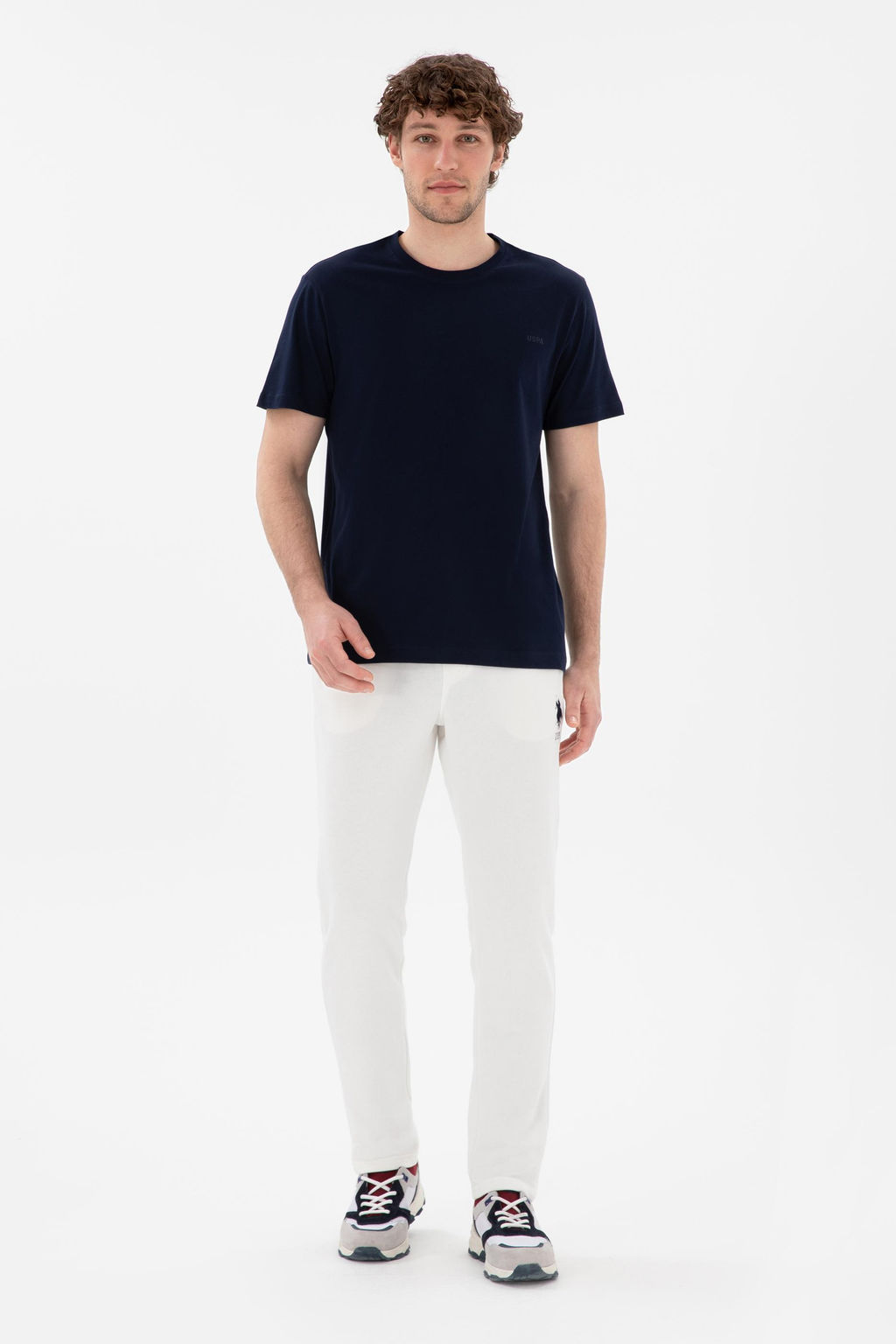 Erkek Slim Fit D_z Pa_a Ekru E_ofman Alt_ Sepette S_rpriz _ndirim - U.s. polo assn фото 3