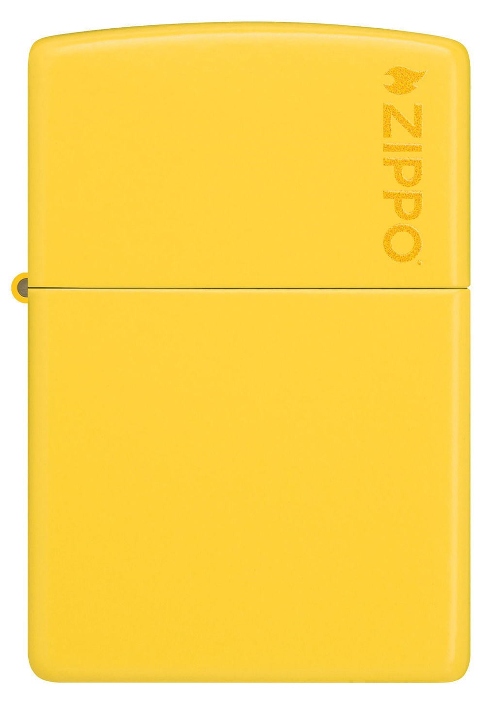 Зажигалка ZIPPO Логотип с покрытием цвета подсолнуха | Logo Sunflower 46019ZL  фото 2