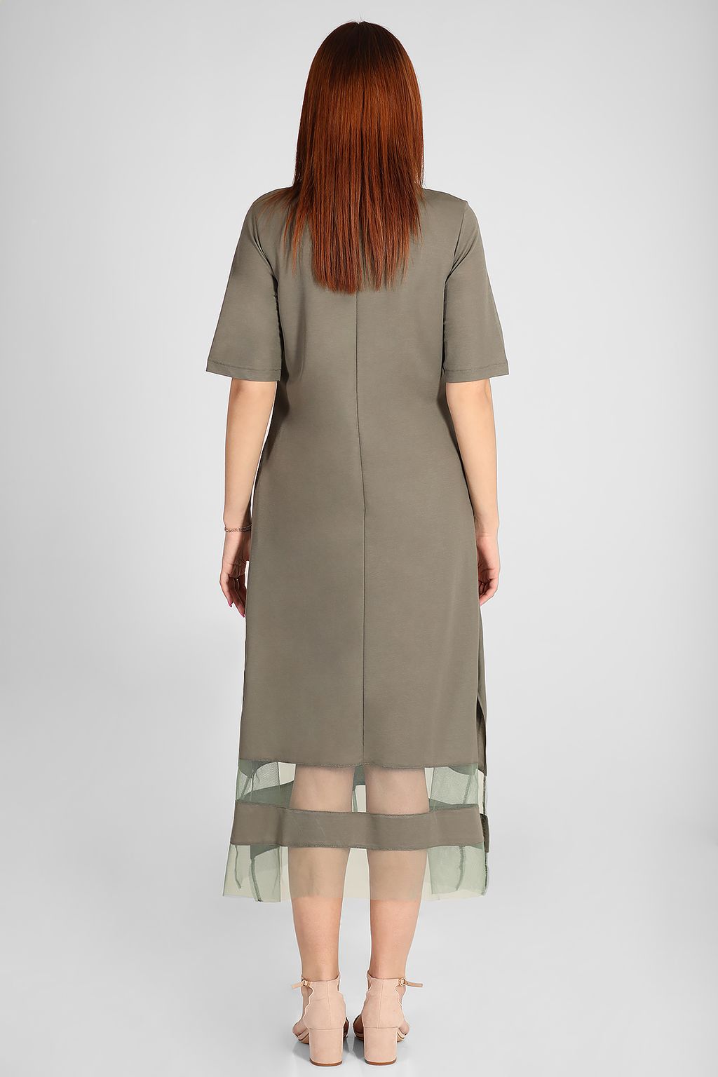 Платье темно-оливкового цвета - Almond фото 2