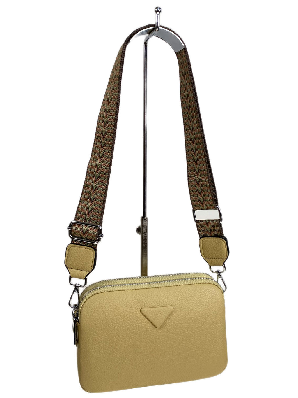 Женская сумка из искусственной кожи, цвет светло желтый