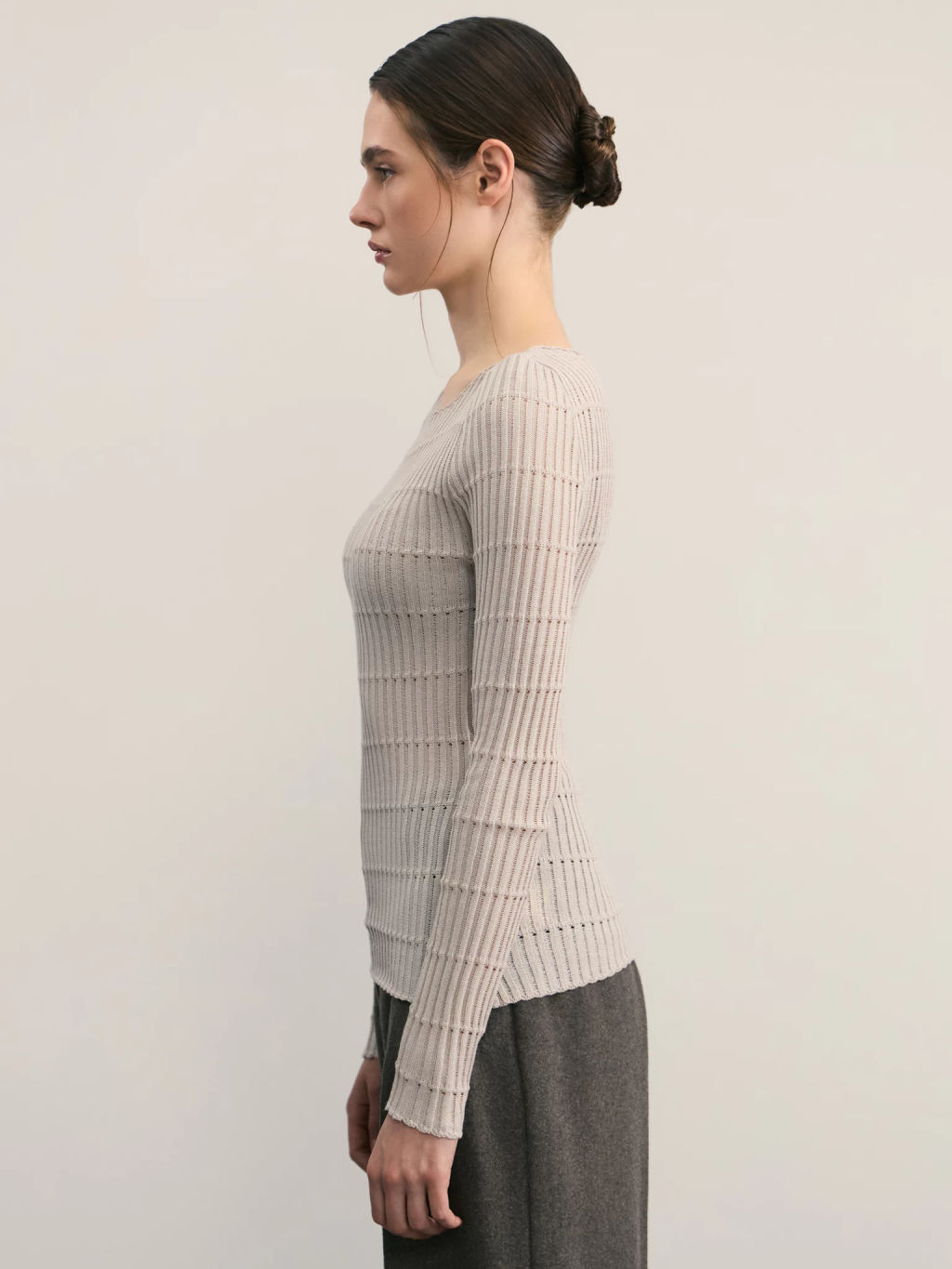 Вязаный лонгслив / Zarina  фото 4