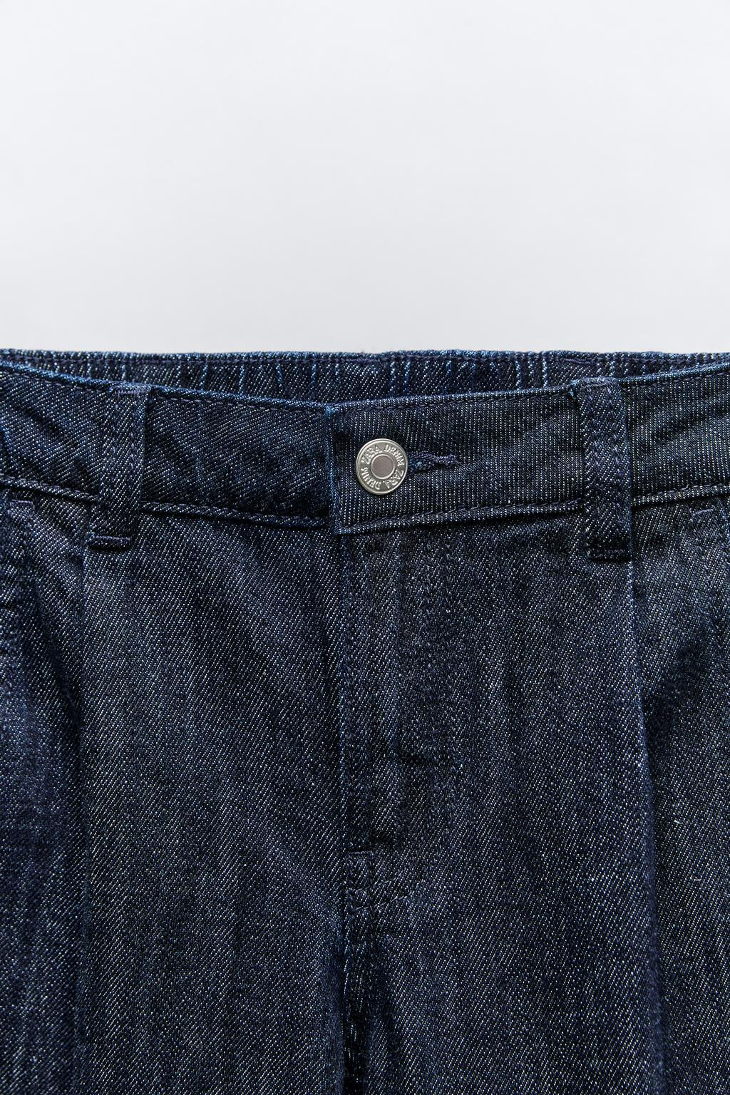 LOOSE-FITTING DARTED JEANS - Zara фото 3