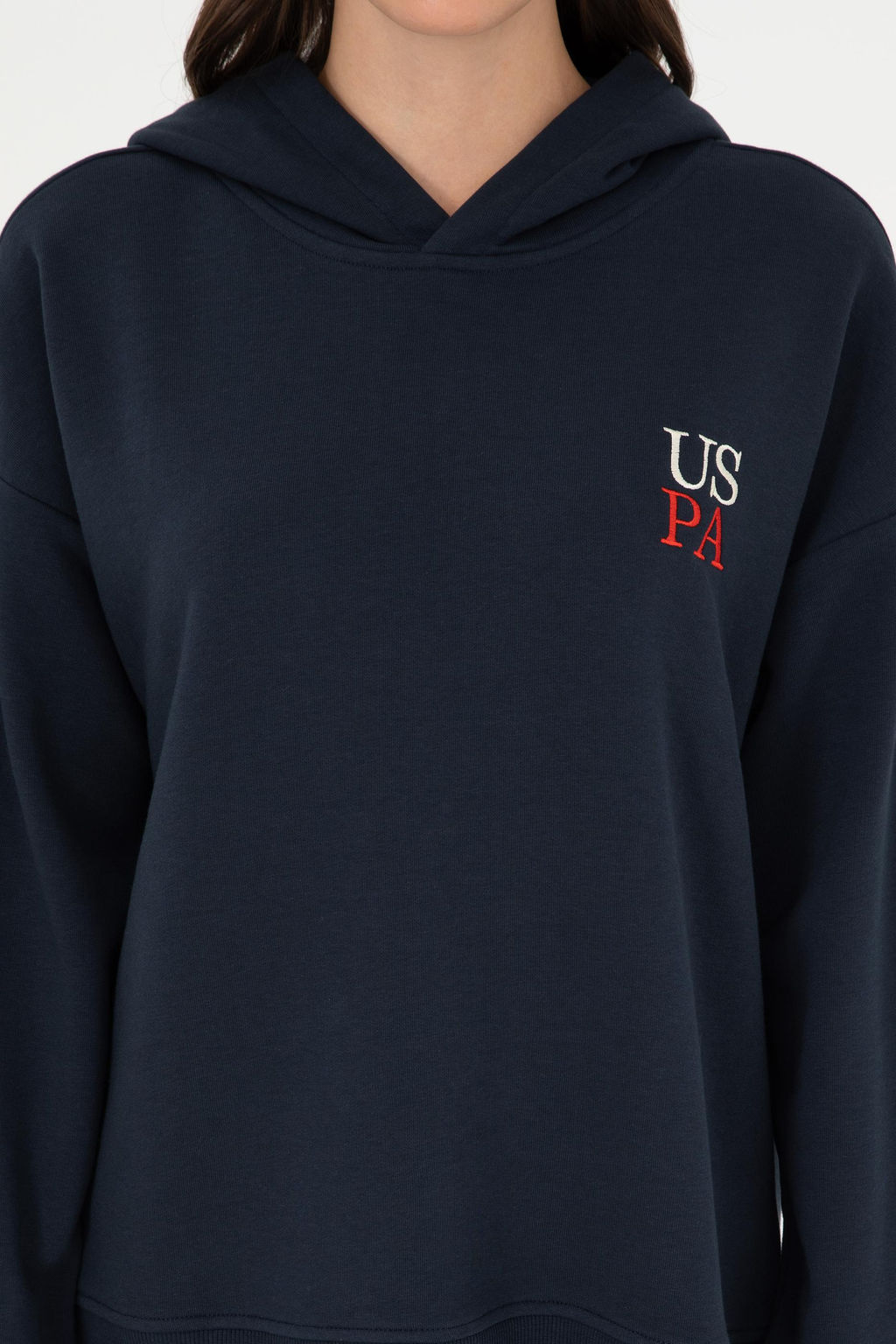 Женский темно-синий свитшот Неожиданная скидка в корзине - U.s. polo assn фото 6