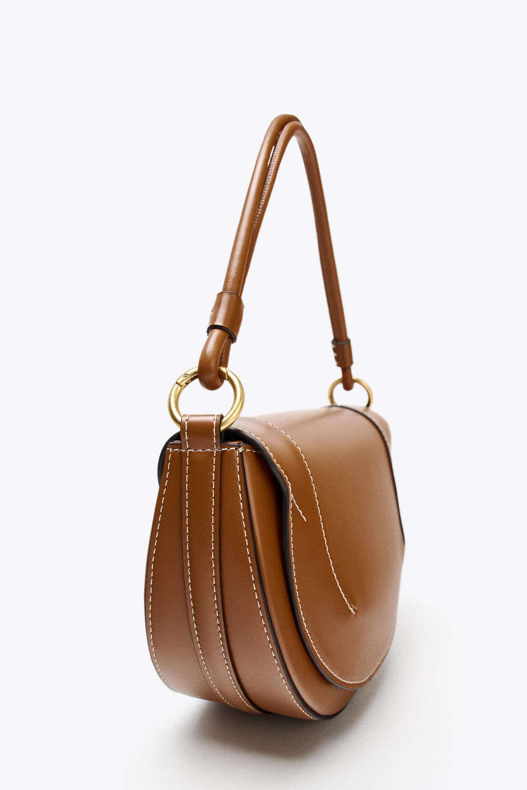 CANVAS STITCH DETAIL CROSSBODY BAG