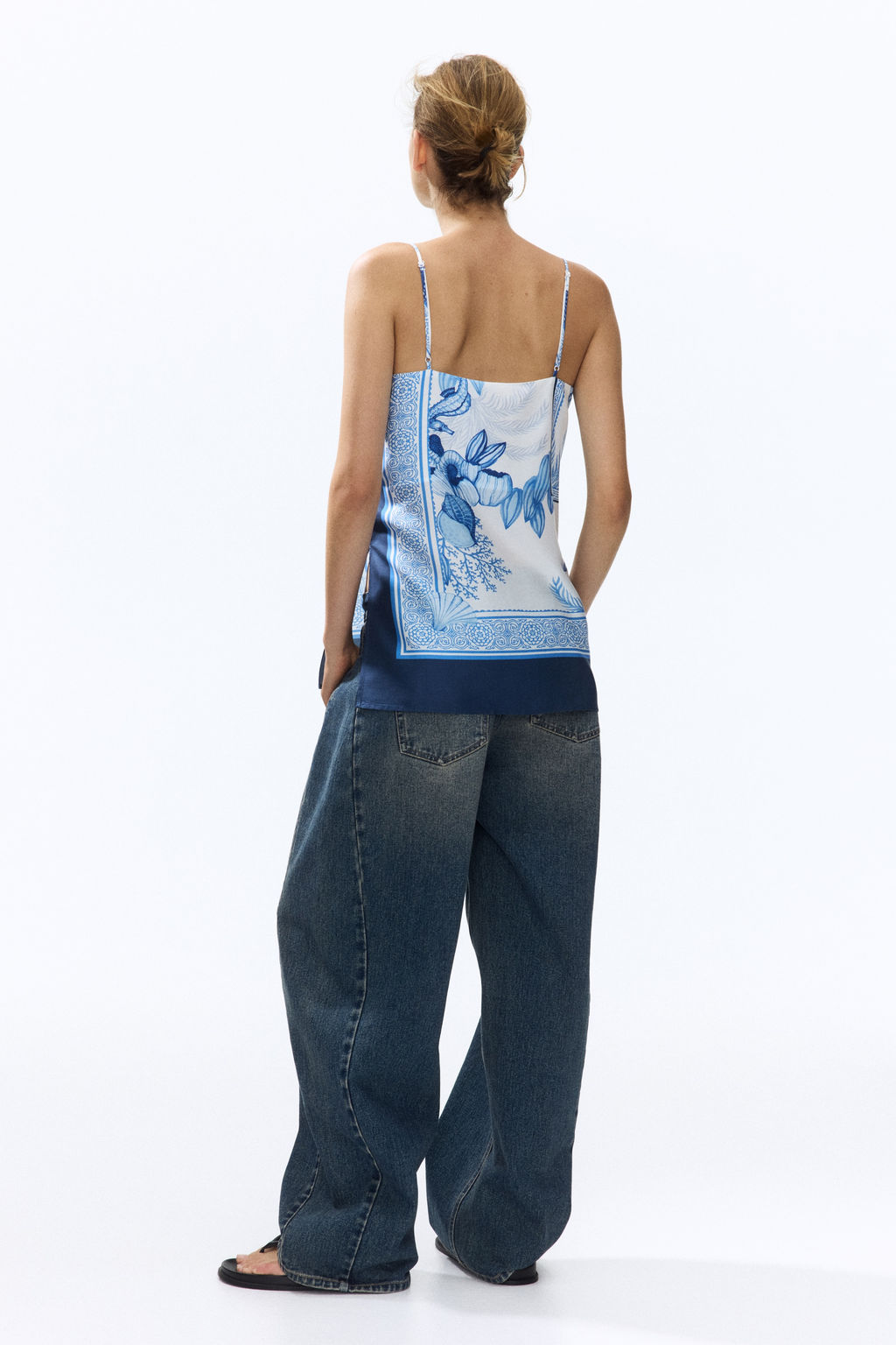 Top de lyocell con tirantes finos - H&m фото 6