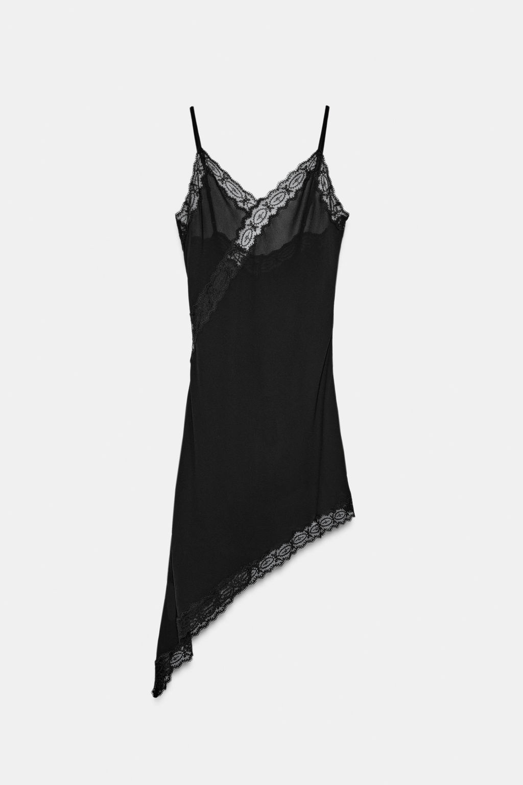 ZW COLLECTION ASYMMETRIC CAMISOLE DRESS - Zara фото 3