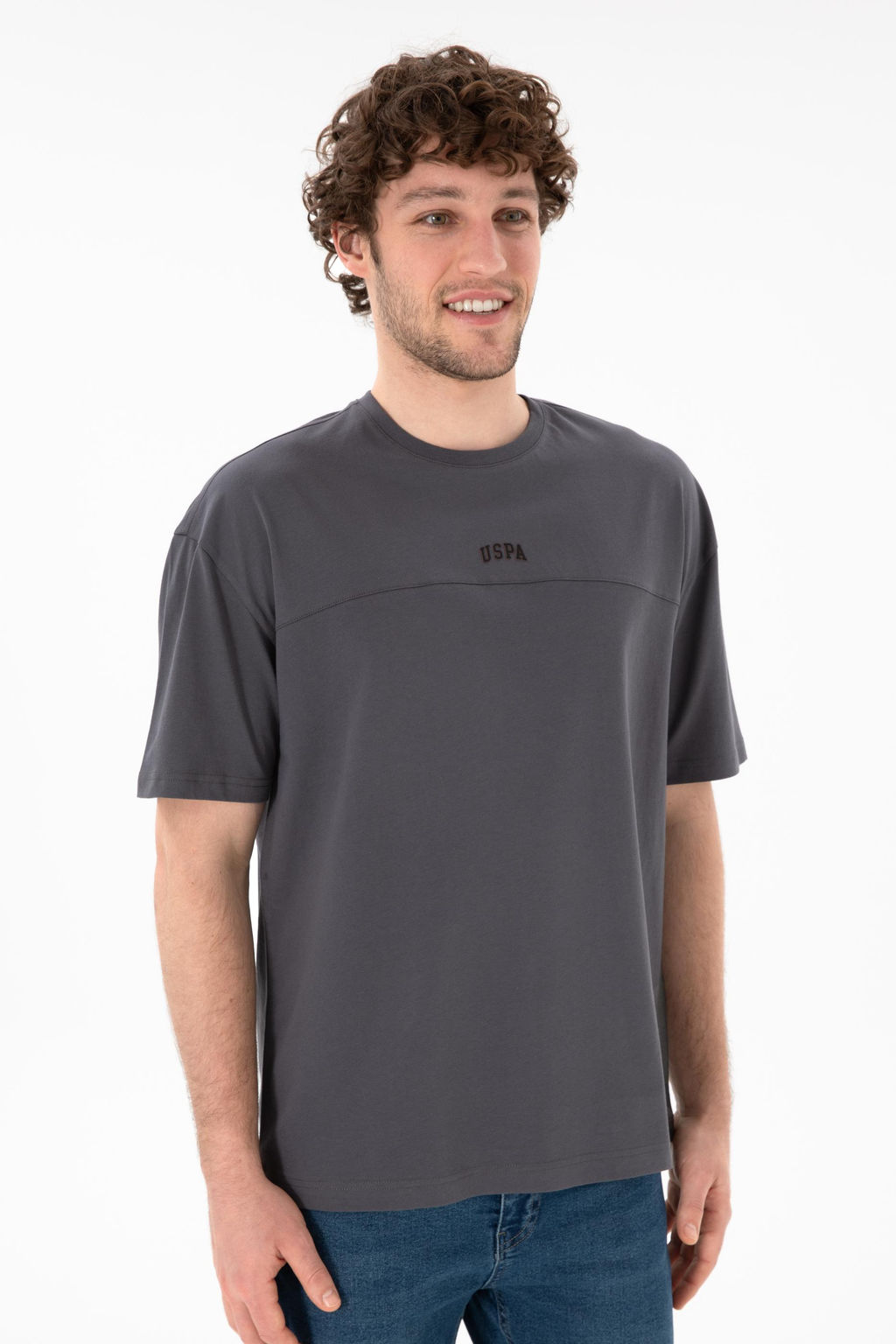 Erkek Comfort Fit Bisiklet Yaka Antrasit Ti__rt Sepette S_rpriz _ndirim - U.s. polo assn фото 2