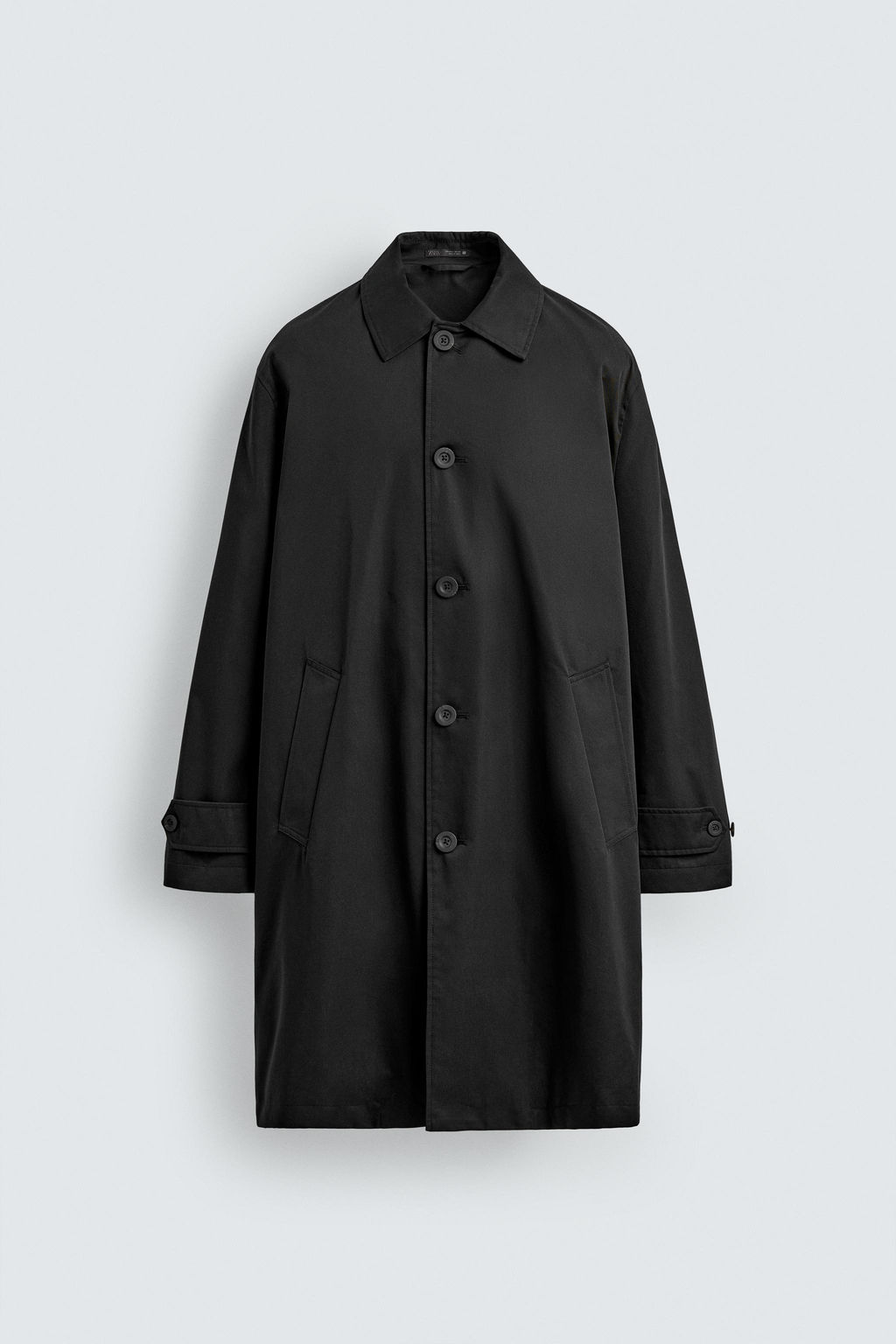 GABARDINA REGULAR FIT WATER REPELLENT / Negro - Zara фото 8