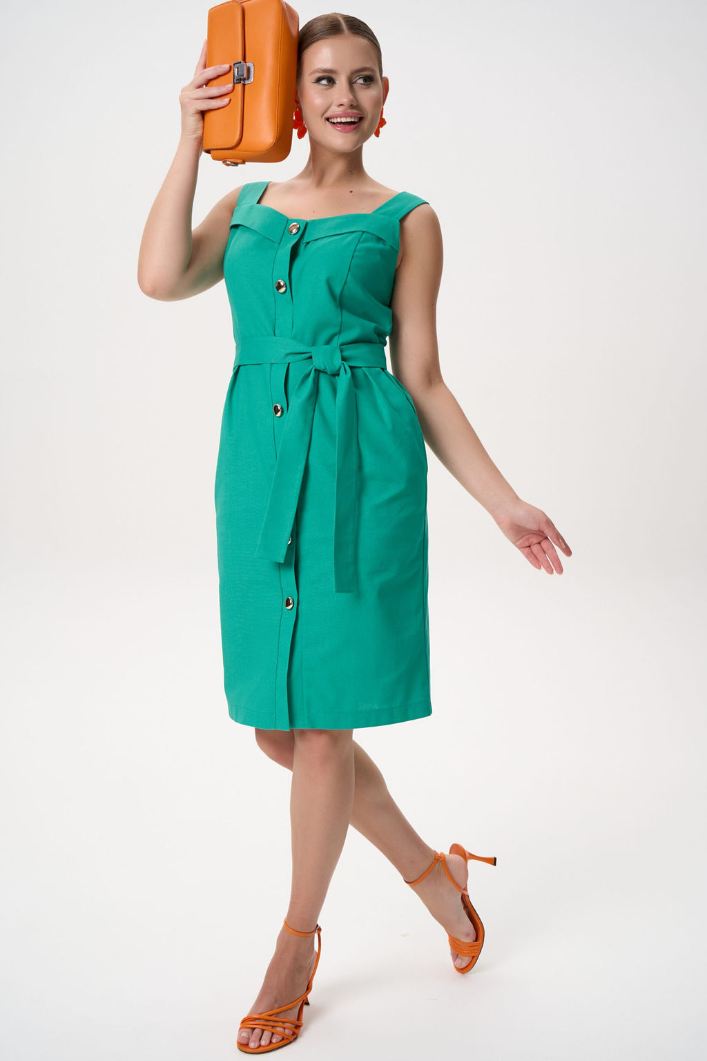 Сарафан Ширли (зелёный) - Эльза фото 10