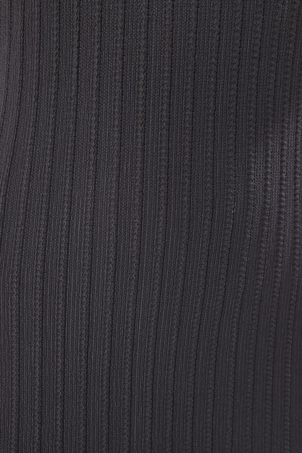 TRENDYOLMILLA Kahverengi Dokulu Kumas Dik Yaka Vucuda Oturan Esnek Maxi Orme Elbise TWOSS25EL00163  фото 12