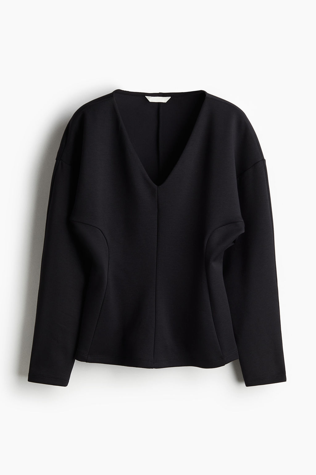 Top entallado efecto neopreno - H&m фото 3